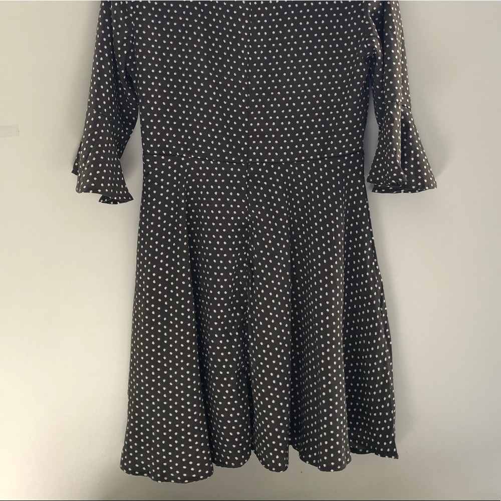 Olive Polka Dot Dress - Picture 3 of 3